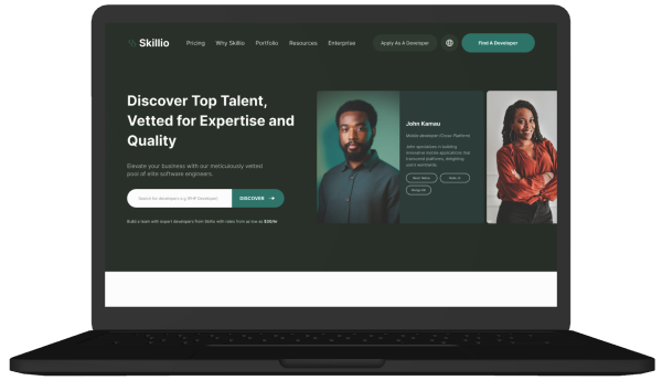 I created a website that serves as a platform connecting businesses with expert-vetted developers from various parts of the world. This platform facilitates seamless collaboration and access to top-tier development talent, allowing businesses to find the right expertise for their projects regardless of geographical boundaries. Through this website, businesses can engage with skilled developers, foster partnerships, and achieve their technological goals efficiently and effectively.